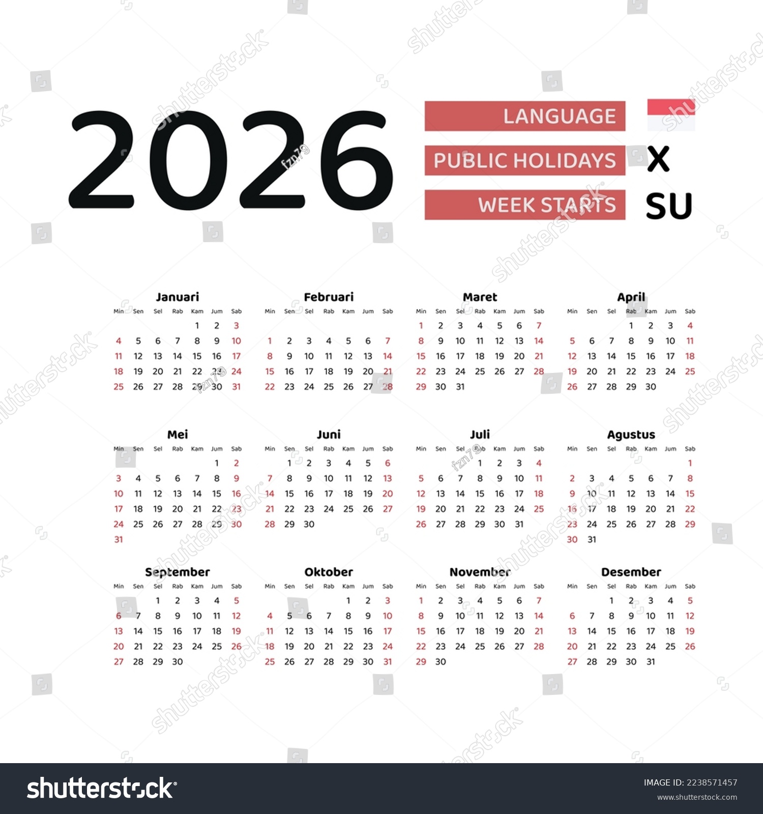 22 Mai 2026 Kalender Tahunan 2026