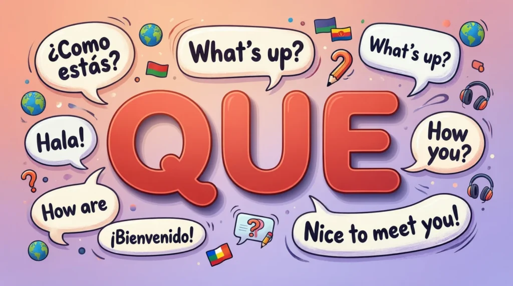  “Que” Meaning Explained in English: More Than Just “That” In 2026 Motiv 