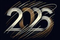 Bel Air 2026 Desain Nomor Tahun 2026 Shabby Chic 2026 Ilustrasi Stok