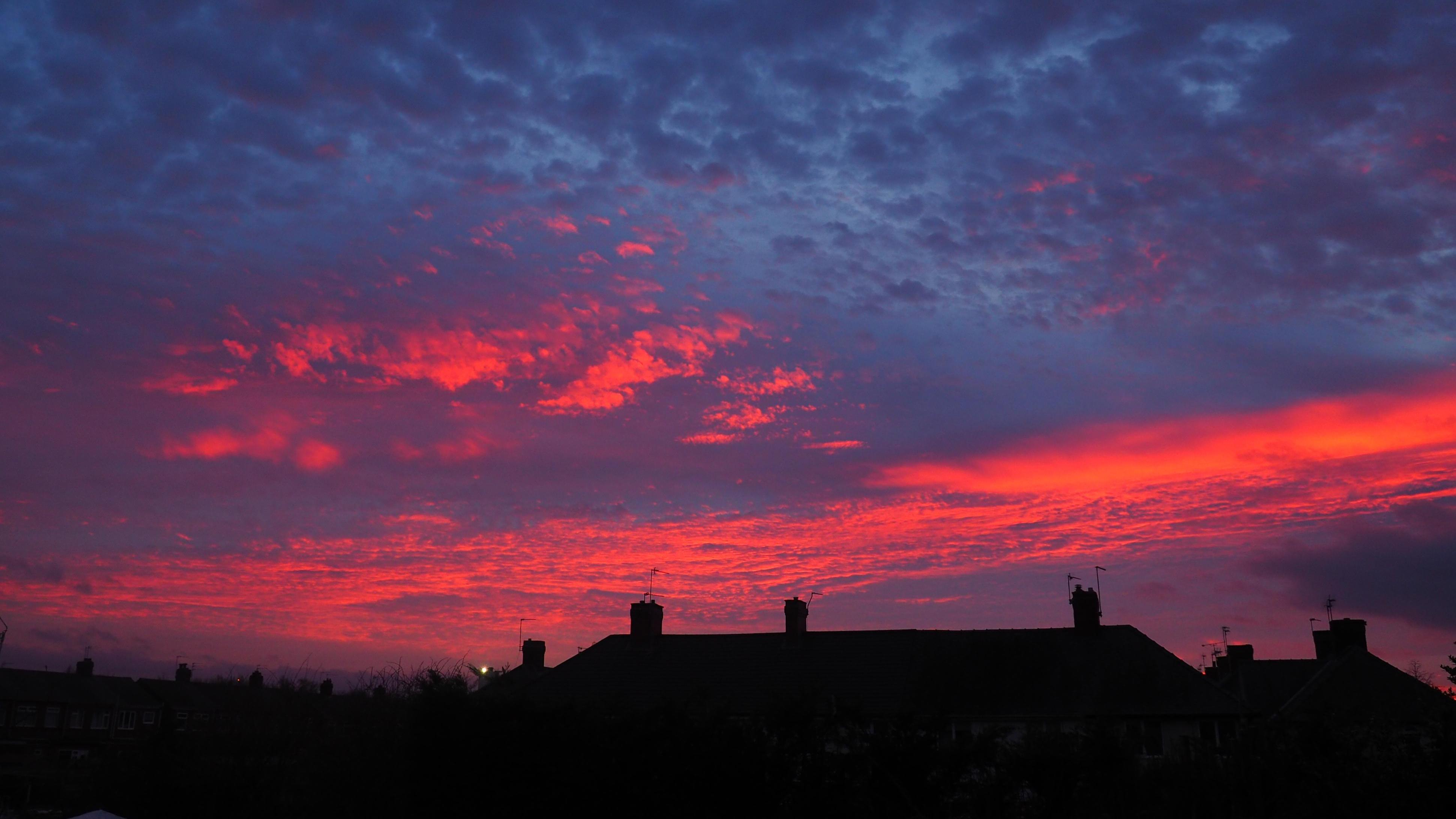  Sunset Sky Clouds By Free Sunset Skyline View Photo Sunset, Skyline, 