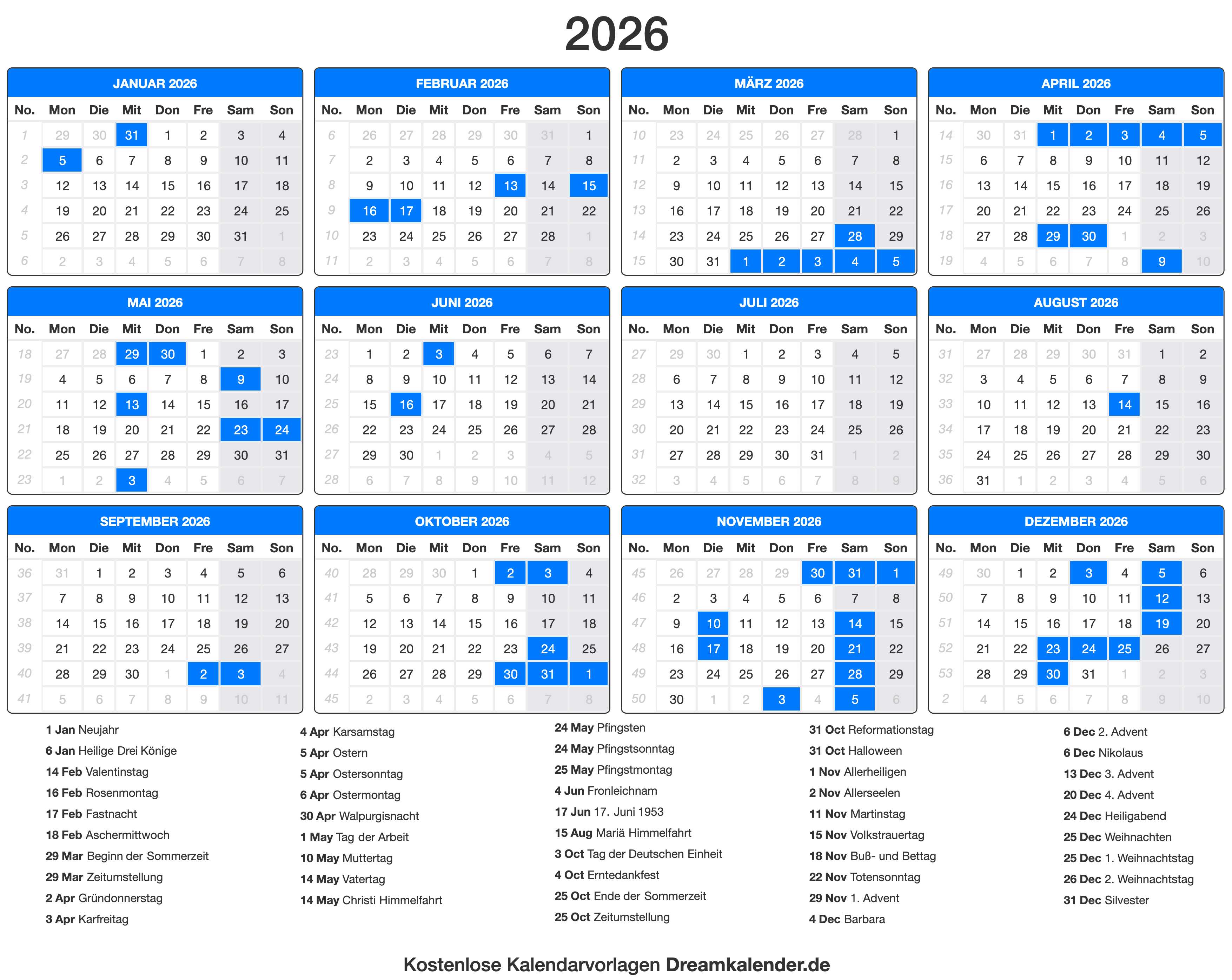  Foto zu Kalender 2026 