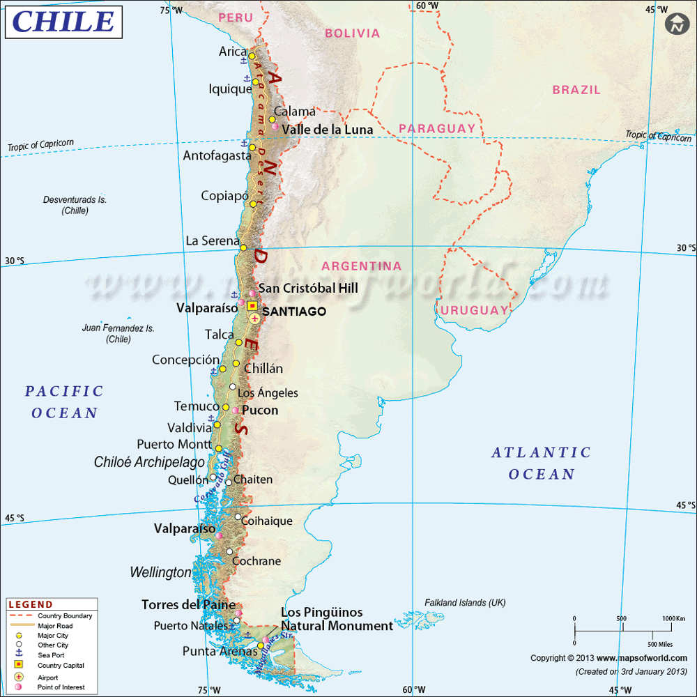  Chile Map 