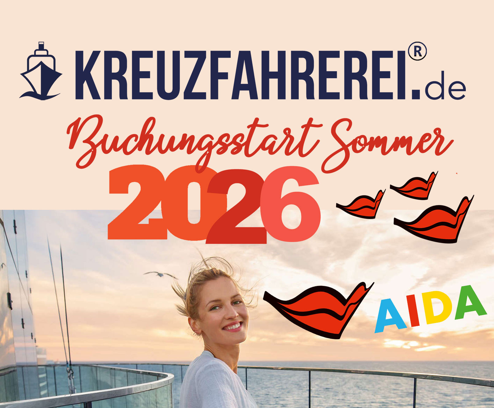  AIDA Kreuzfahrten Sommer 2026 buchbar Bildidee 