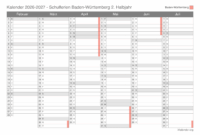 Baden Württemberg Schulferien 2026 Feiertage 2026 baden-württemberg + Kalender