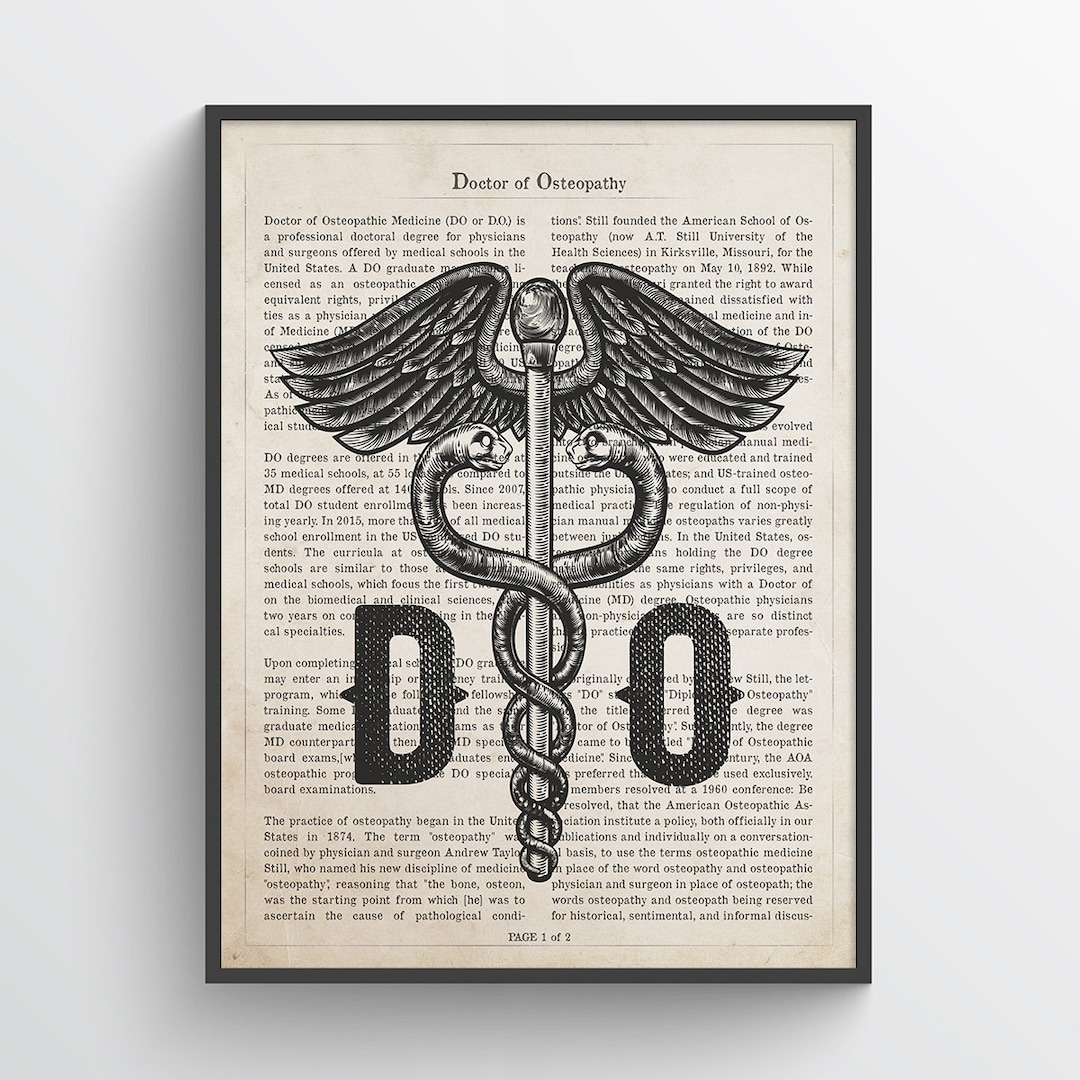  Doctor of Osteopathy Gift, DO Gift, Osteopathic Doctor Gift Motiv 