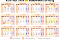 Osterferien 2026 Baden-württemberg Ferien In baden-württemberg Im Schuljahr 2025/26