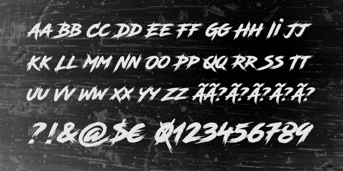  Road Rage Font · 1001 Fonts Illustration 
