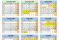 Ferien Badenwürttemberg 2026 Kalender 2026 baden-württemberg: Excel-vorlagen Mit ferien