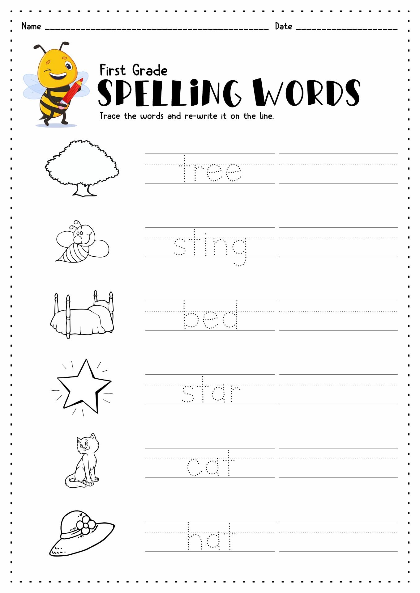 Espanha X Brasil 2013 – 17 spelling words worksheets grade 2