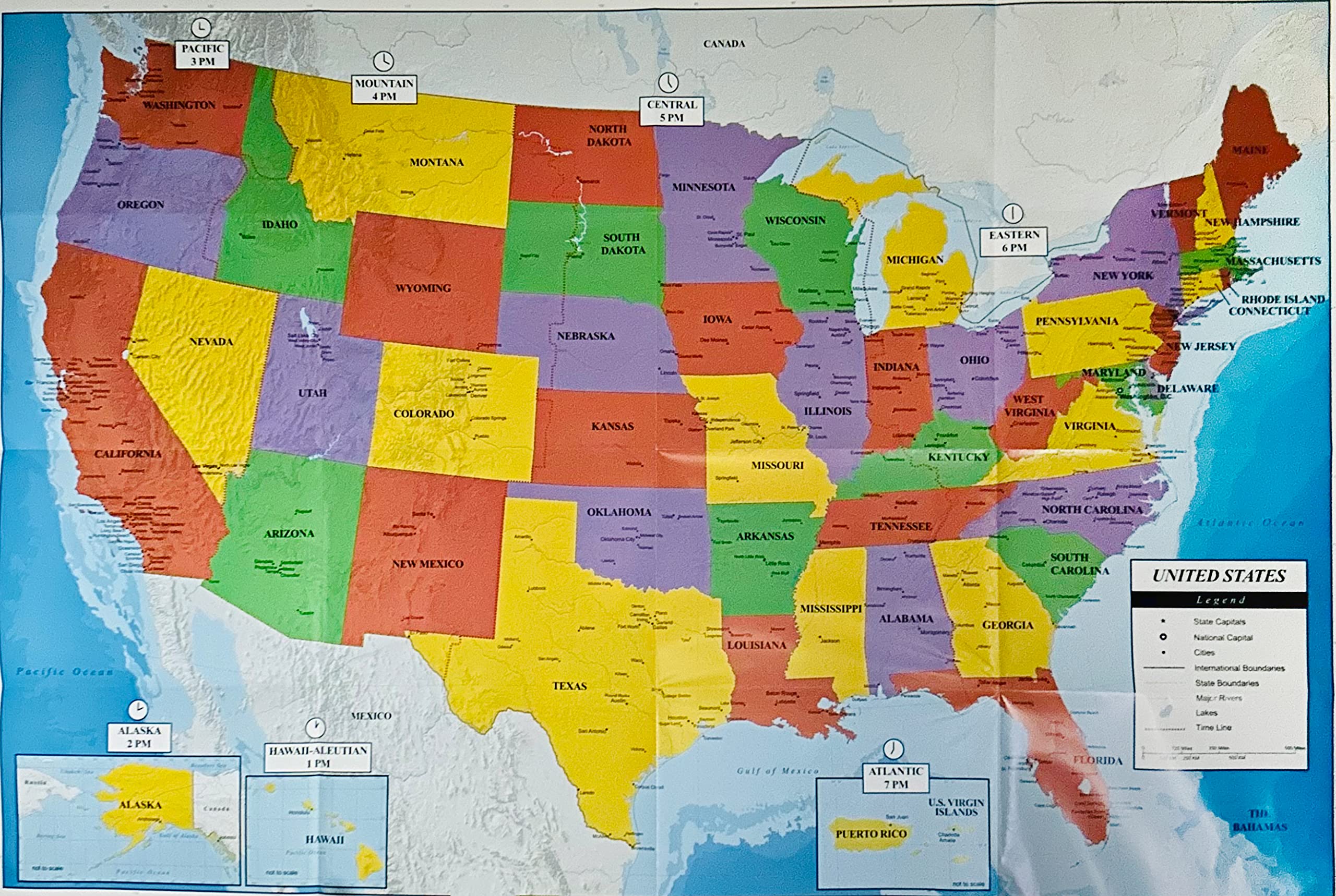  Usa Map With Cities And Highways Motiv 