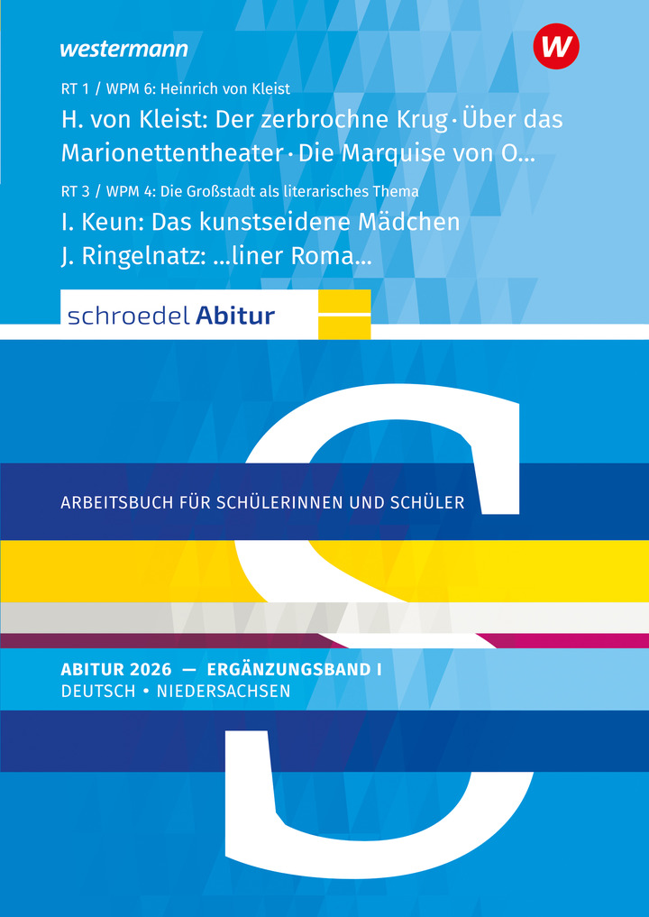  Schroedel Abitur - Ausgabe für Niedersachsen 2026 - Ergänzungsband I Motiv 