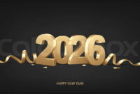 Willkommen 2026 Happy New Year 2026 Royalty Free Vector Image