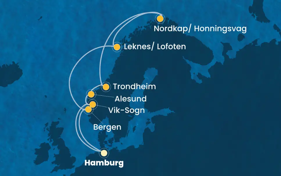  Costa Nordkap-Kreuzfahrt: Routen & Angebote 2025 / 2026 - Kreuzfahrt.org Bildidee 
