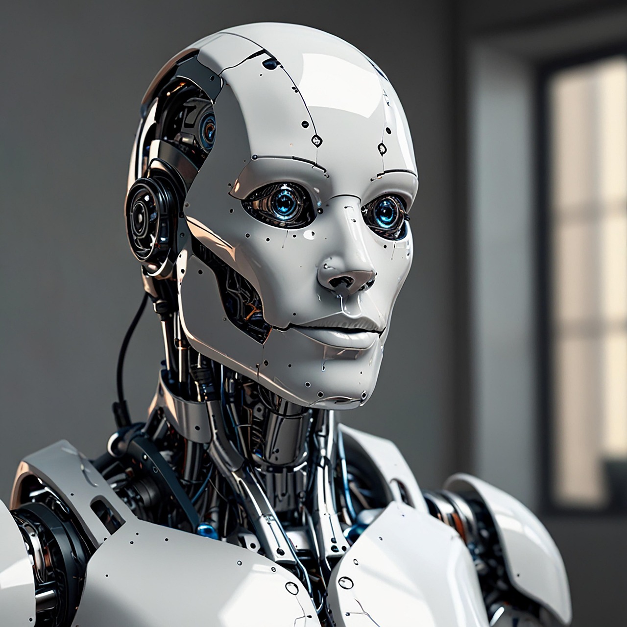 Ultimate Nature Home Office Simple In Austria Download Ai Robot, Robot, Technology. Royalty-free Stock Illustration