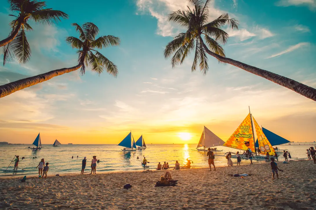 Betway Toll Free Contact Number – Boracay's white beach