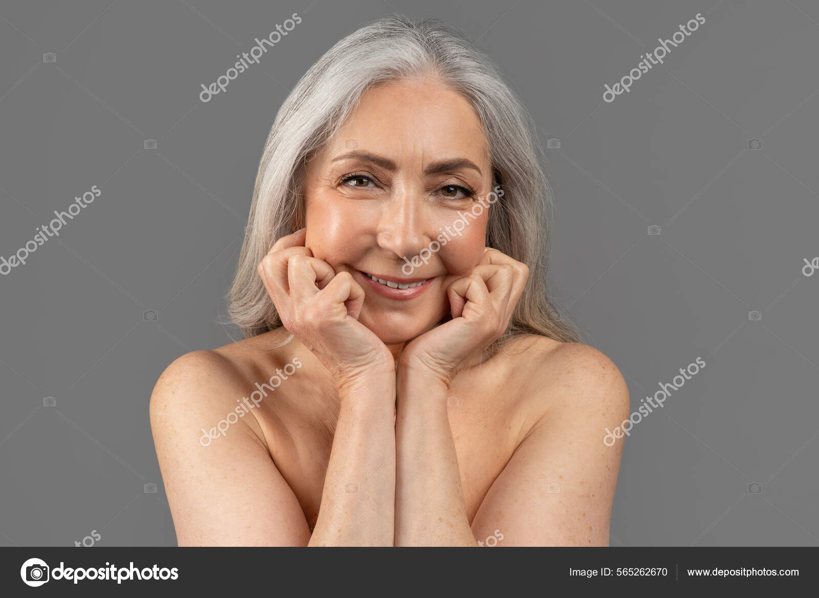 Ultimate Travel Homeschool Printable Easy In USA Beautiful Caucasian Mature Woman Looking At Camera Isolated On Beige