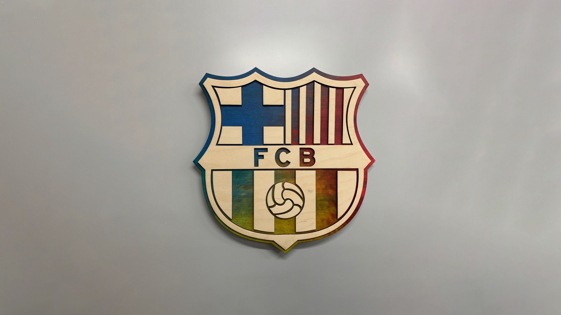  FC Barcelona Wallpaper 4K, Badge, Football club, FCB, 5K Illustration 