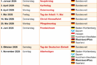 Brückentage 2026 Deutschland Feiertage 2026 Brückentage feiertage 2026 In Nrw: Wann Ist Ein Langes Wochenende Möglich?