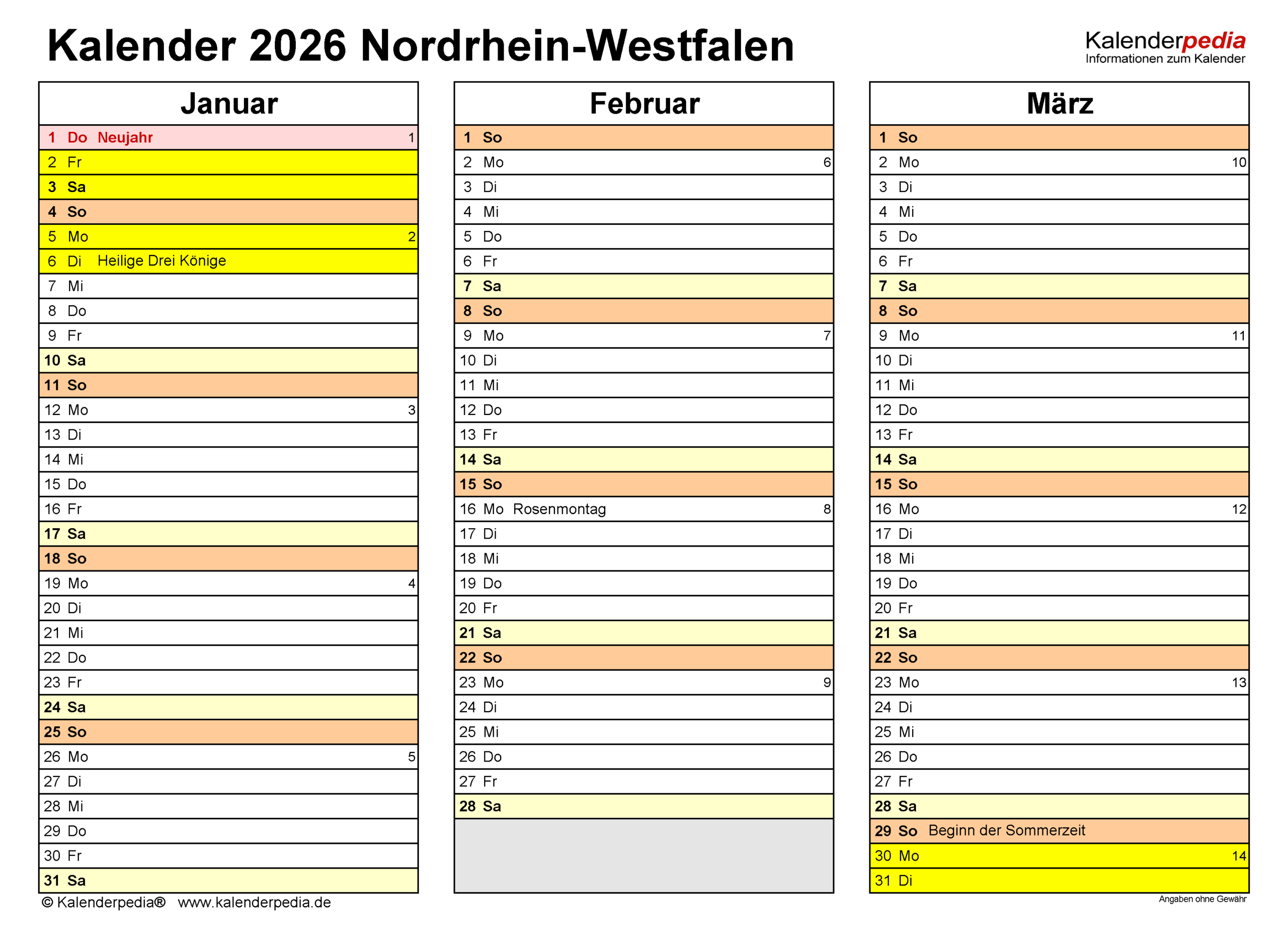 Herbstferien 2026 In Nrw Herbstferien 2026 In Deutschland (alle Bundesländer)