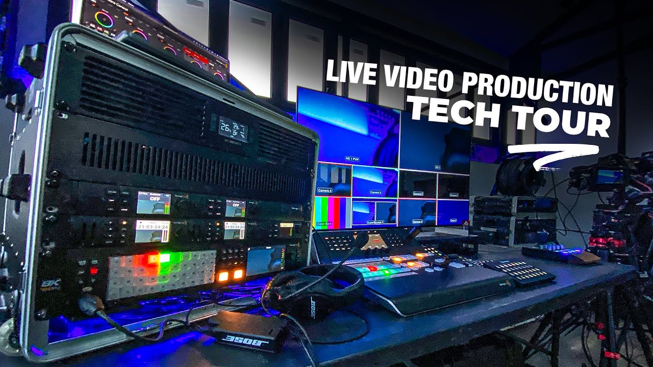  Complete Live Setup TOUR! Professional Live Streaming for Conferences Illustration 