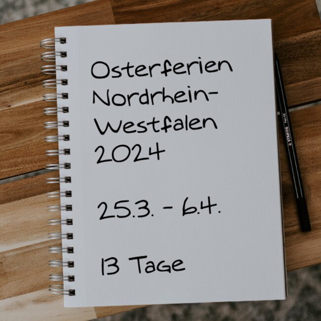  Osterferien NRW 2024 Bildidee 