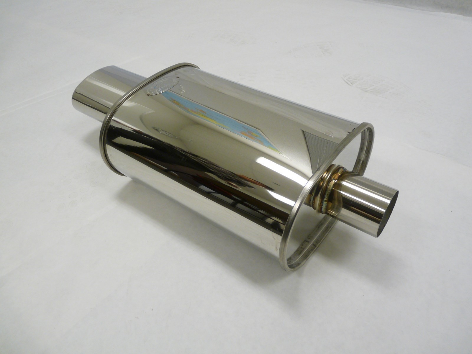  OBX Universal Muffler w Oval Tip for Maximizer HR07+FM-ER16 MX002 2.5 
