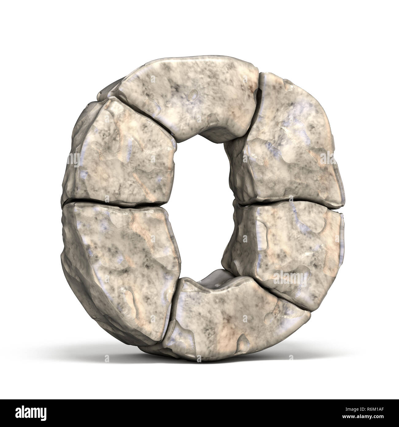  O'sewpersonal Calendar 2025 Calendar Stone Font Letter O 3d Stock Photo Motiv 