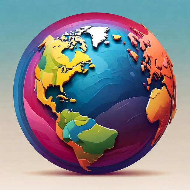  65,000+ Global Map On Globe Illustration Pictures Motiv 