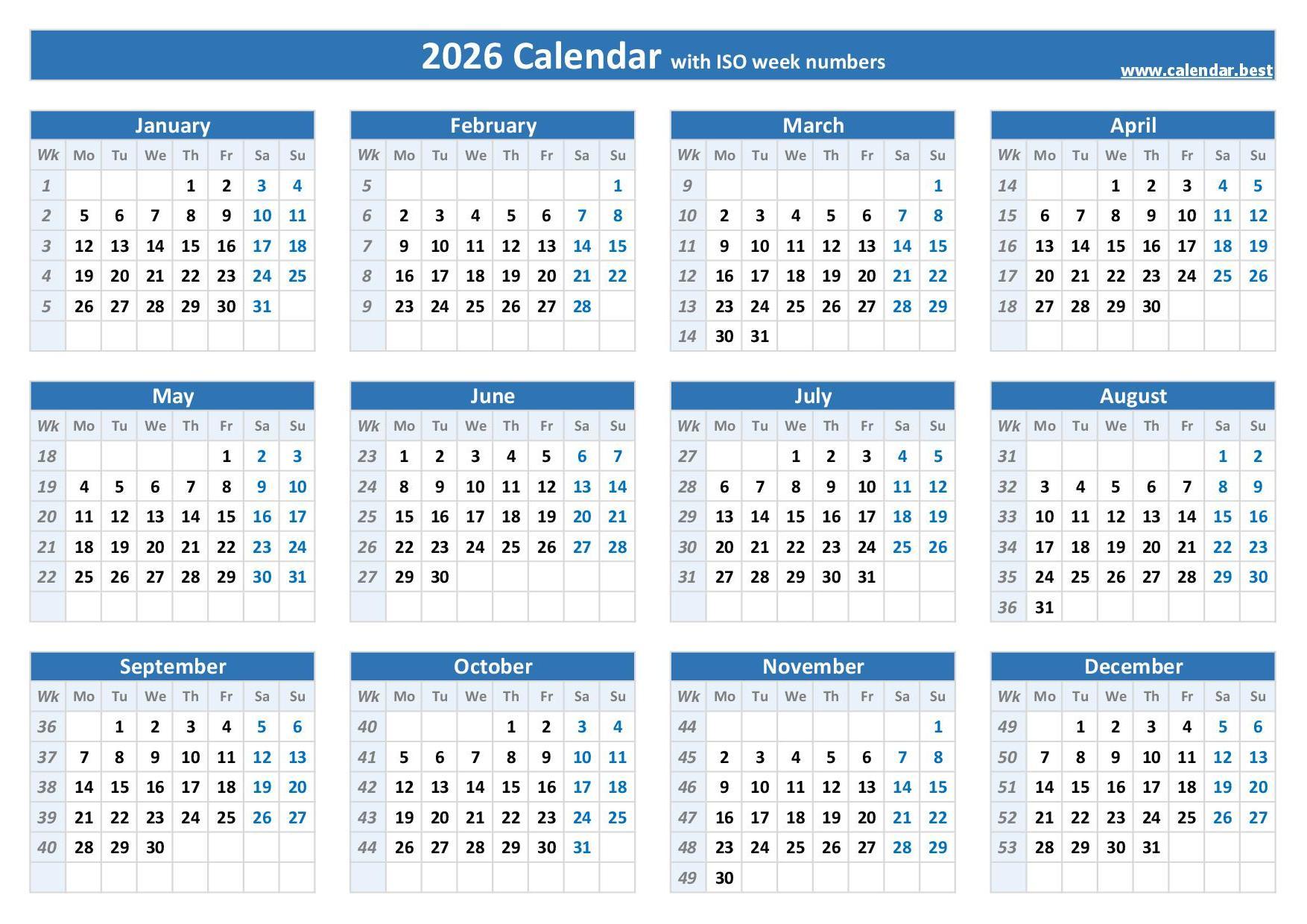  Week 33 2026: dates, calendar and weekly schedule to print Bildidee 