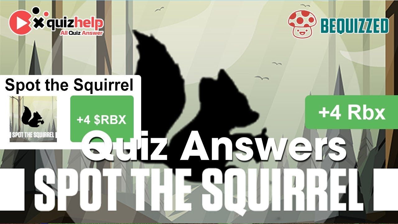 Free Money Worksheets Spot The Squirrel! Quiz Answers