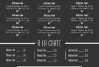 Free Printable 5th Grade Worksheets Simple black & white menu — Photoshop Psd #modern #colorful • Download …