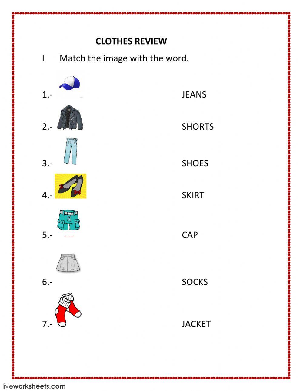  REVIEW CLOTHES 