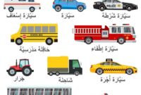 Transportation Theme For Preschool transportation In Arabic