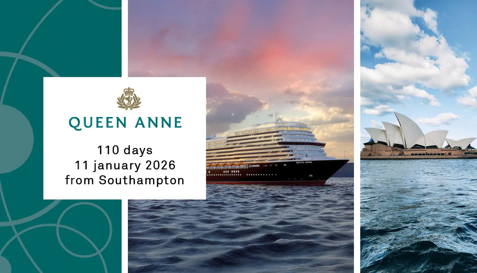  World Voyage 2026, Queen Anne Illustration 