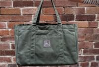 Multiplication Color By Number Sheets waxed Canvas Tote Bag / Office bag With Leather Handles And Shoulder …