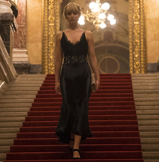  Steal Jennifer Lawrence’s Sexy Black Dress From “Red Sparrow” 
