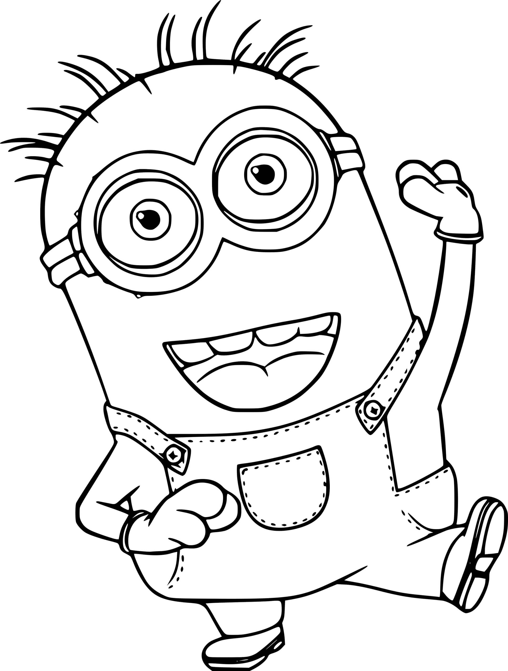  Minion 18 Cool Coloring Pages - Coloring Cool Motiv 