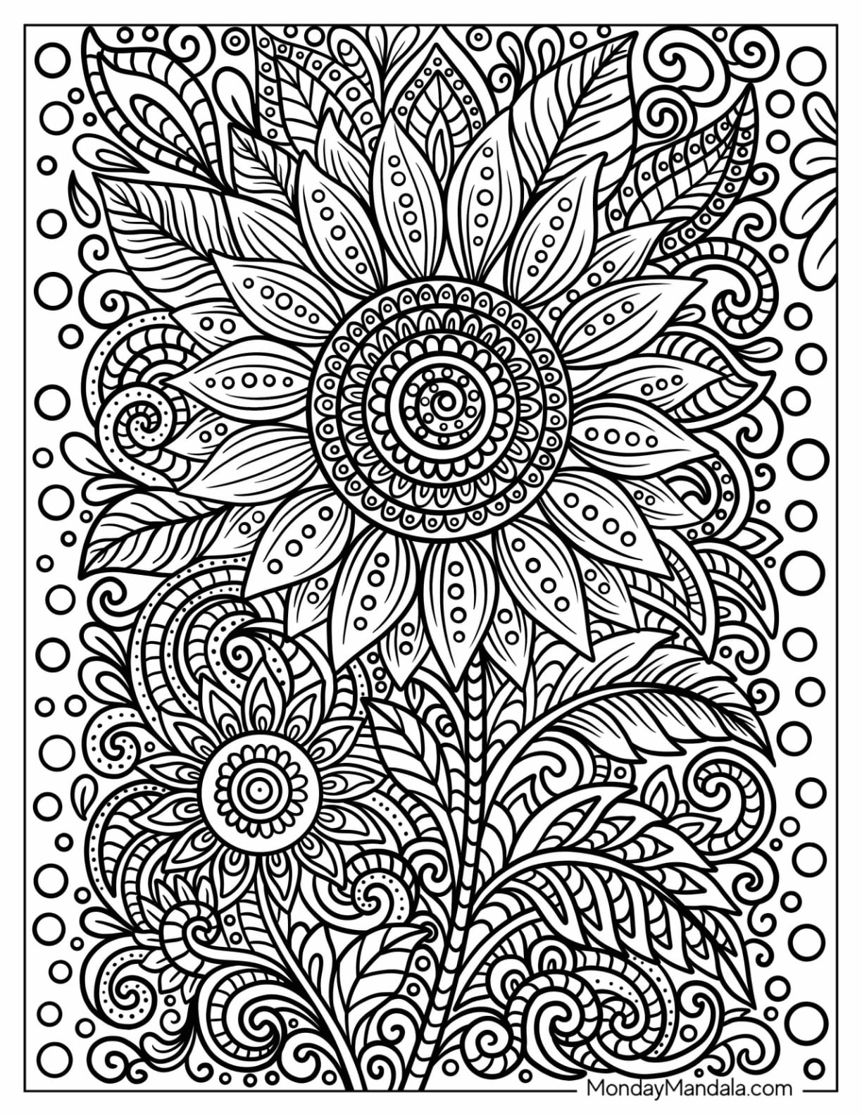 Ultimate Kitchen Industrial Tools Free In Germany 59 Sunflower Coloring Pages (free Pdf Printables)