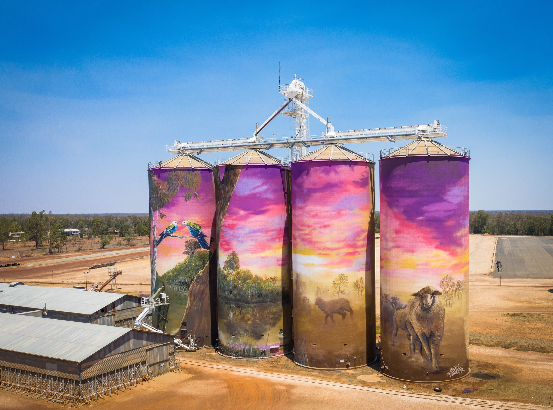 Lion King Mask Printable Australian Silo Art Trail Gallery Of Photos