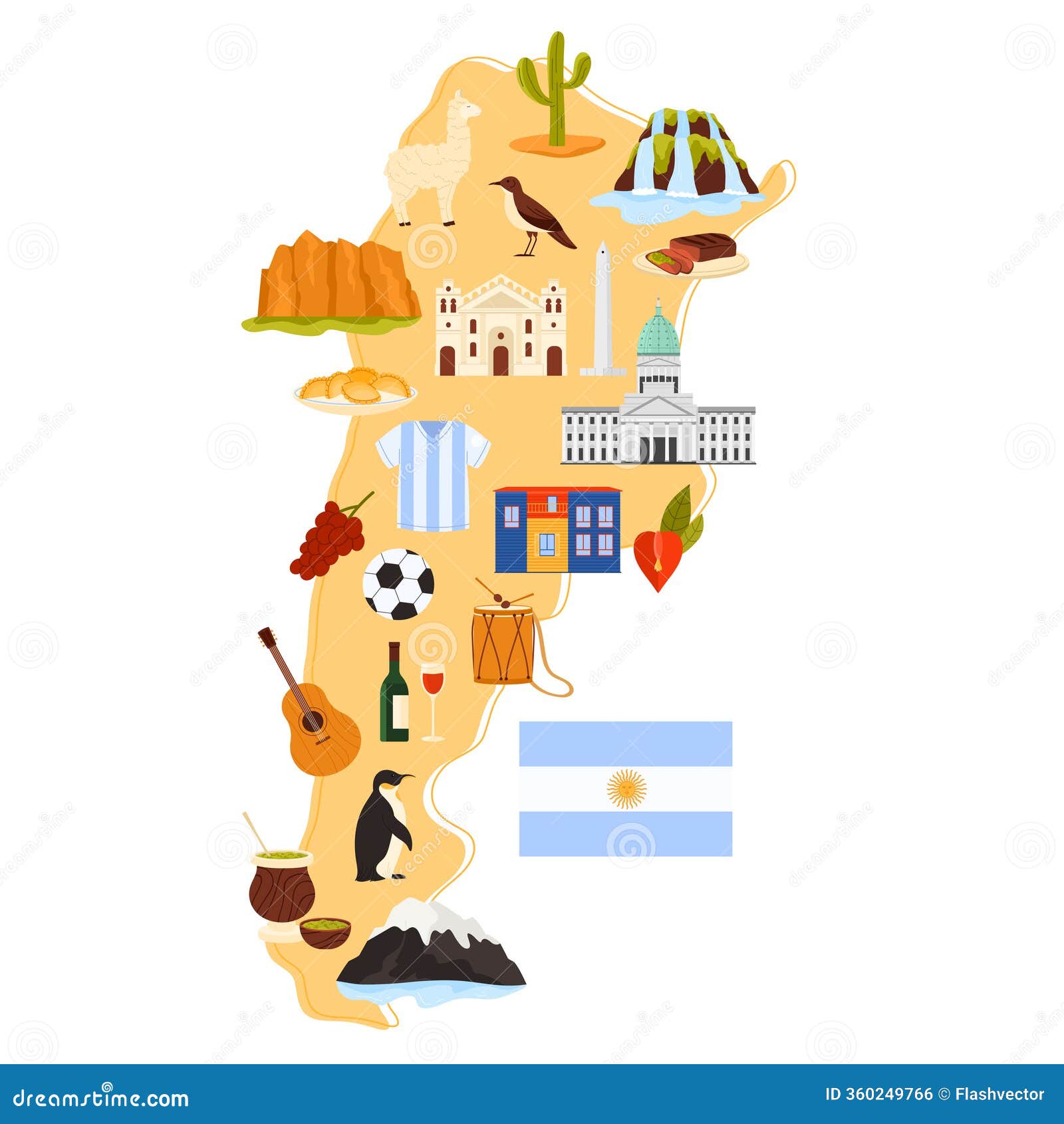 Argentine Culture, Nature And Architecture Landmarks, Animals On Bildidee 