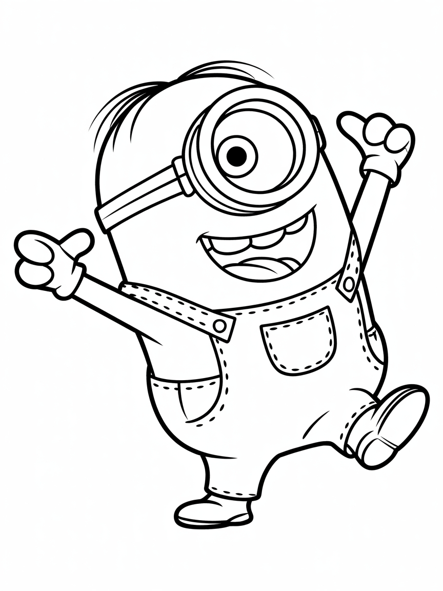  Foto zu 30 Funny and Free Minion Coloring Pages for Kids - Christine Britton 