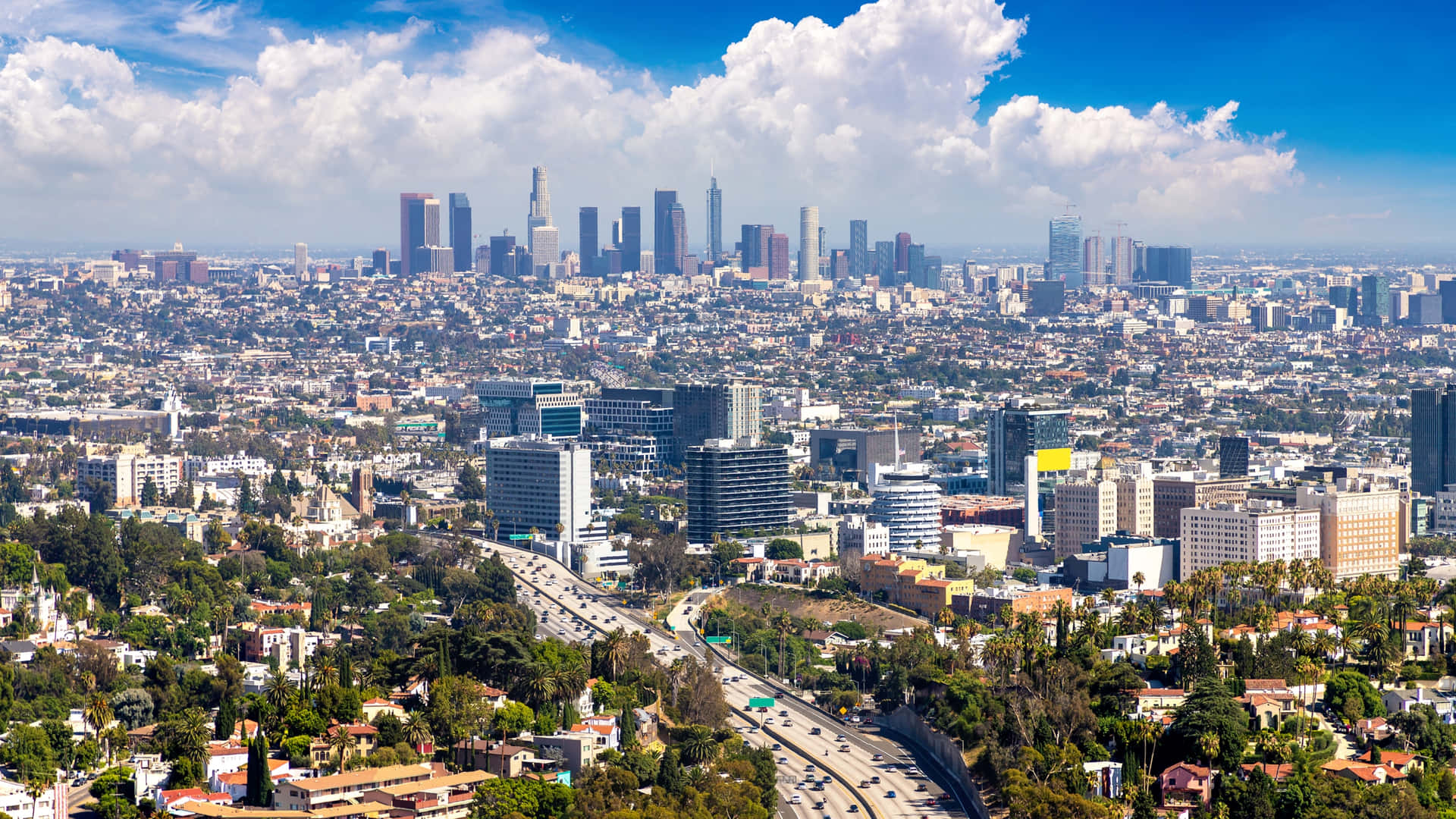  Foto zu [100+] Los Angeles Skyline Wallpapers 