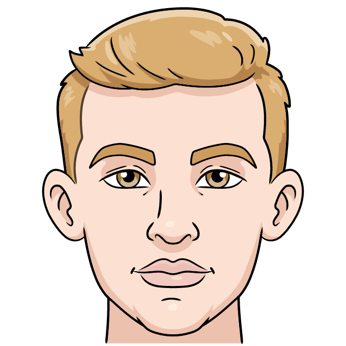 Foto zu How To Draw A Male Face Step By Step Tutorial Easydrawingtips Face 