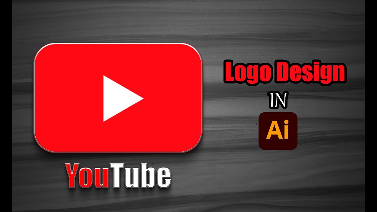  YouTube Logo design in Illustrator easily 2024// logo design - YouTube Bildidee 