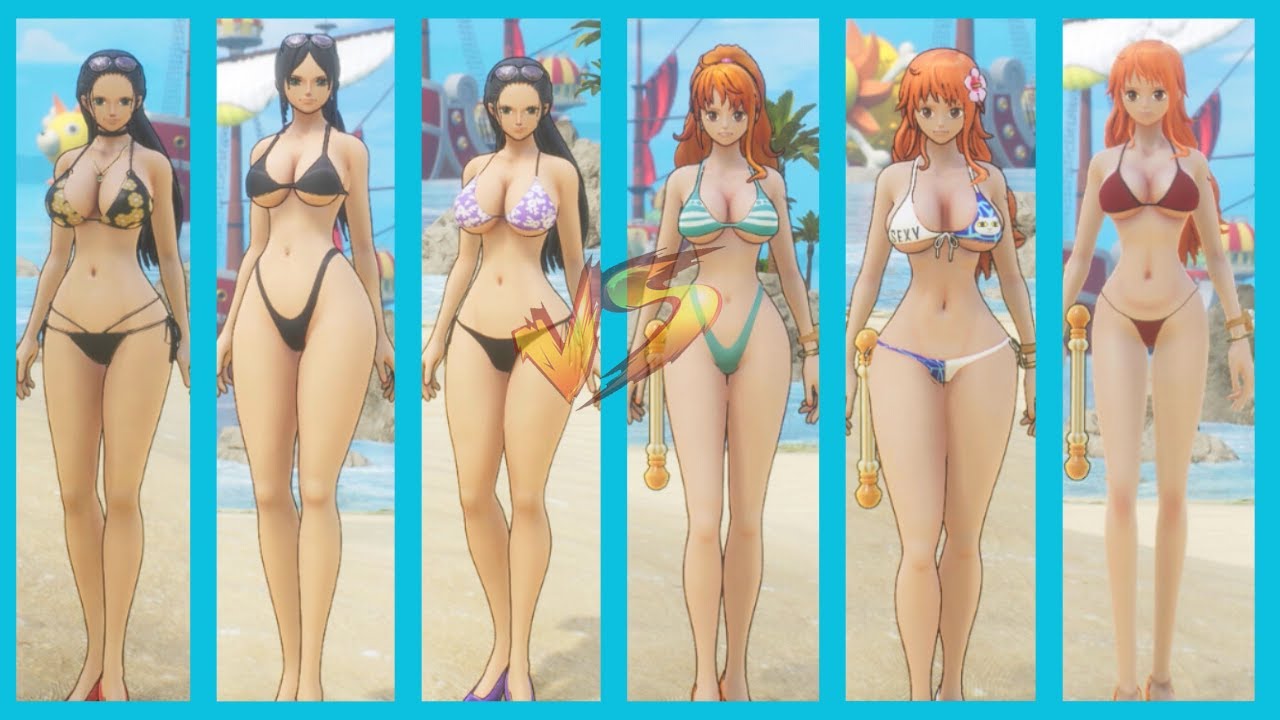 Disney Color By Number Book Ngắm ảnh Nami, Nico Robin Và Vivi Mặc Bikini Tắm Suối Nước Nóng