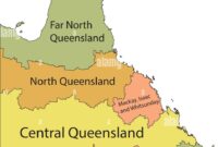 Order Here. Sign Printable Queensland Regions Map Queensland Map Australia