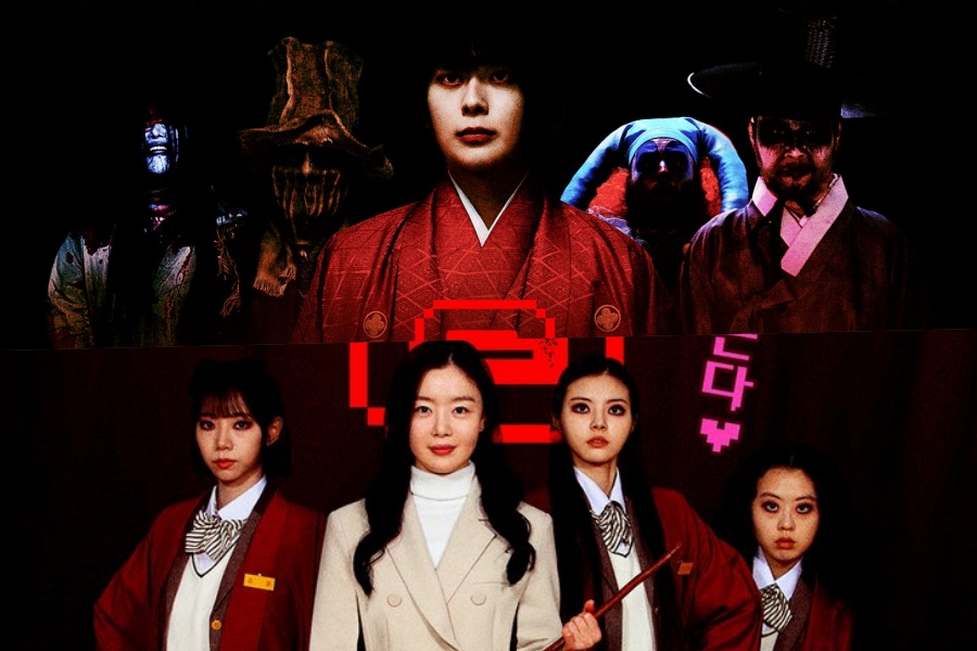  Han Sun Hwa, Yeoreum, And More Stand Fearlessly Beneath Exam Ghosts In Motiv 