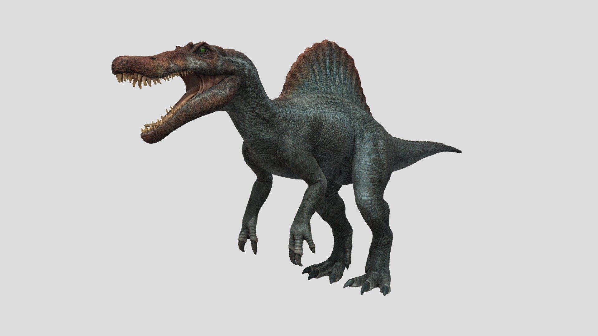  Jurassic Park 3 Spinosaurus Illustration 