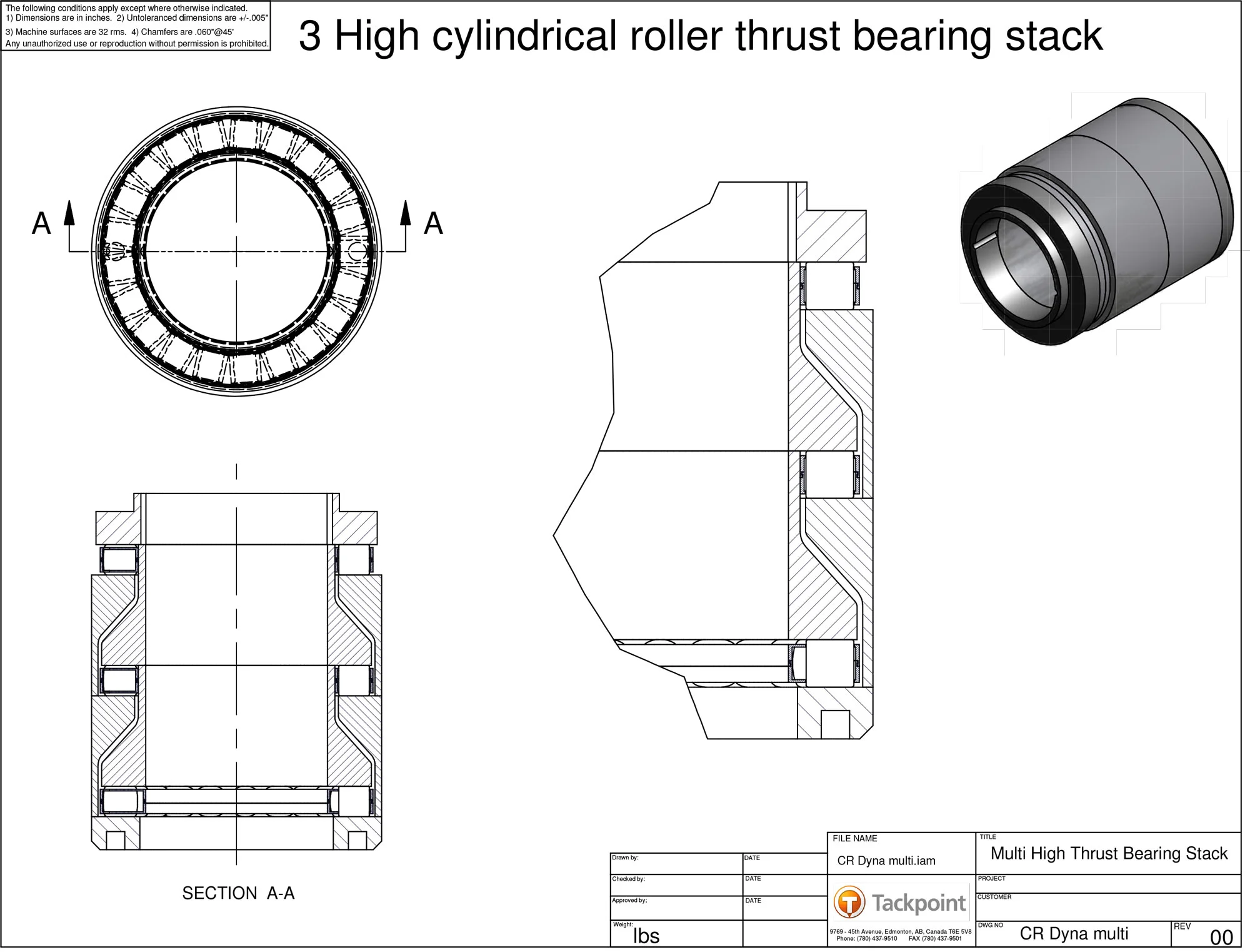  Foto zu Stacked Thrust Bearing Gallery — Tackpoint 