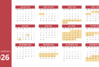 Kalender 2026 Feiertage Niedersachsen kalender Indonesia Lengkap